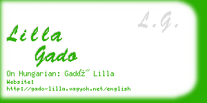 lilla gado business card